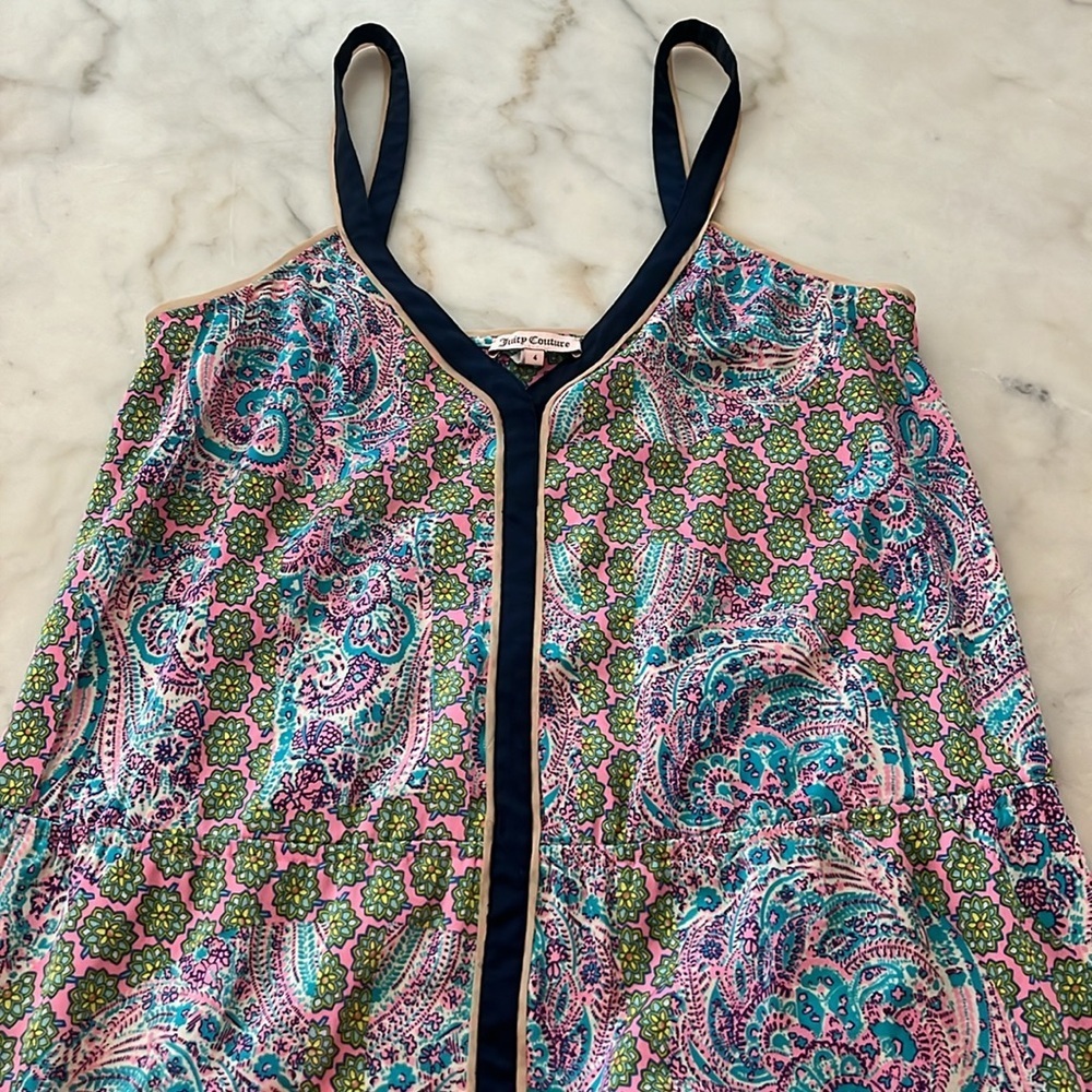 Juicy Couture x Revolve Imperial Starflower Sateen Maxi Dress Size 4 (S/M) - Picture 14 of 15